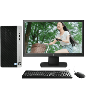 惠普HP ProDesk 400 G5 MT/i7-8700/4G DDR4 /1TB(SATA)/2G显卡/DVDRW/DOS/180W电源/三年保修配21.5寸  银色