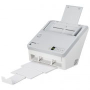 松下（Panasonic）KV-SL1055高速扫描仪A4幅面/双面/分辨率100-600dpi，1200dpi/黑白：40ppm/80ipm；彩色：40ppm/80ipm/馈纸式 可外接平板/保修一年